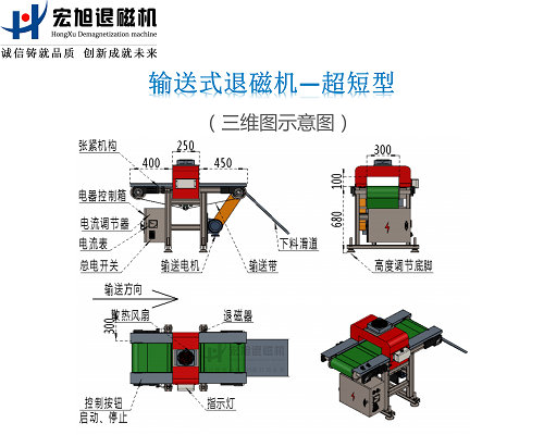 退磁机结构示意图